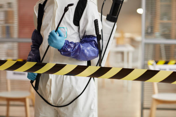 Professional Blood Cleanup technician working in Prague, NE